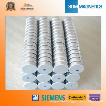 ISO/Ts16949, RoHS Thin Small Disc/Cylinder N52 Neodymium Magnet